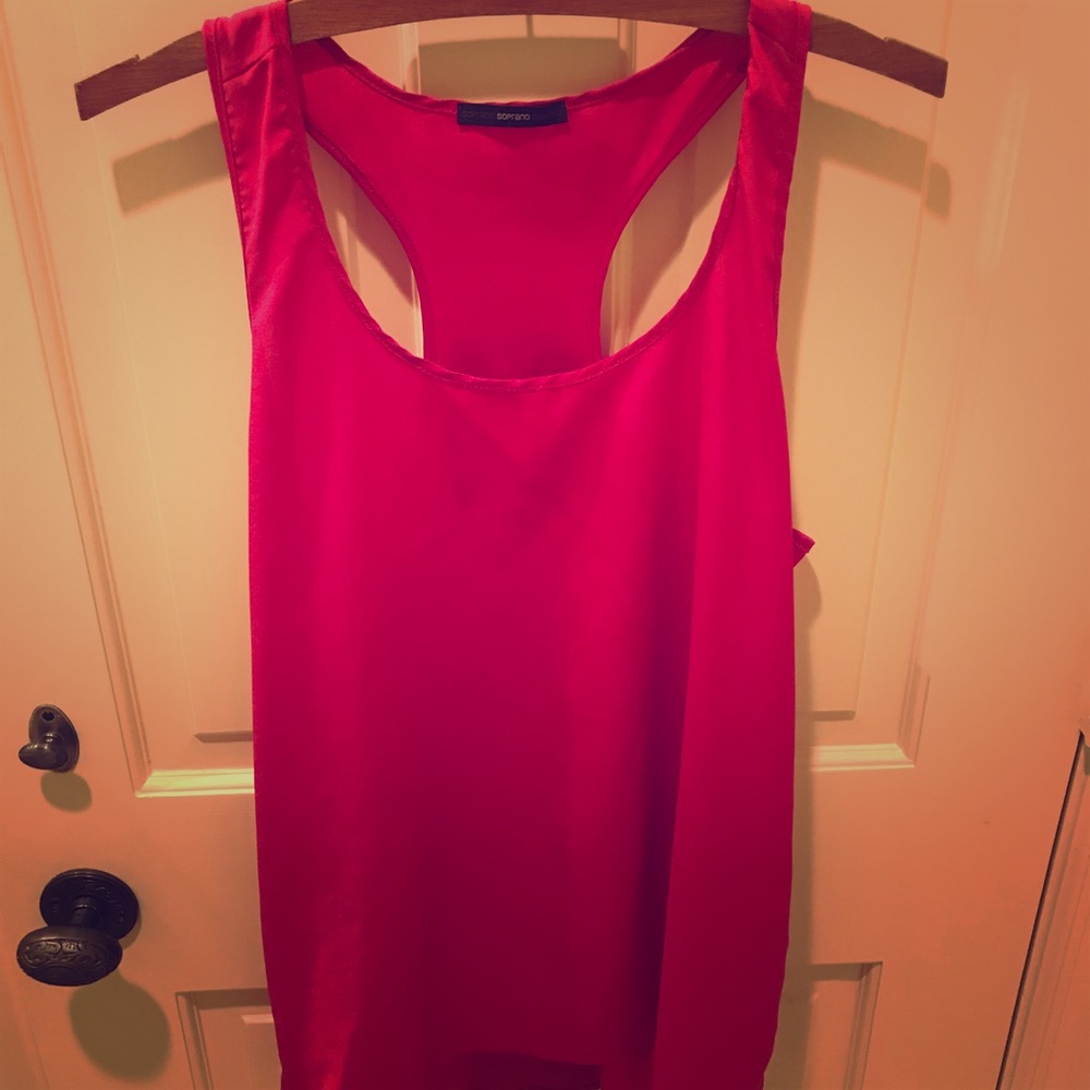 Flowy fuchsia top